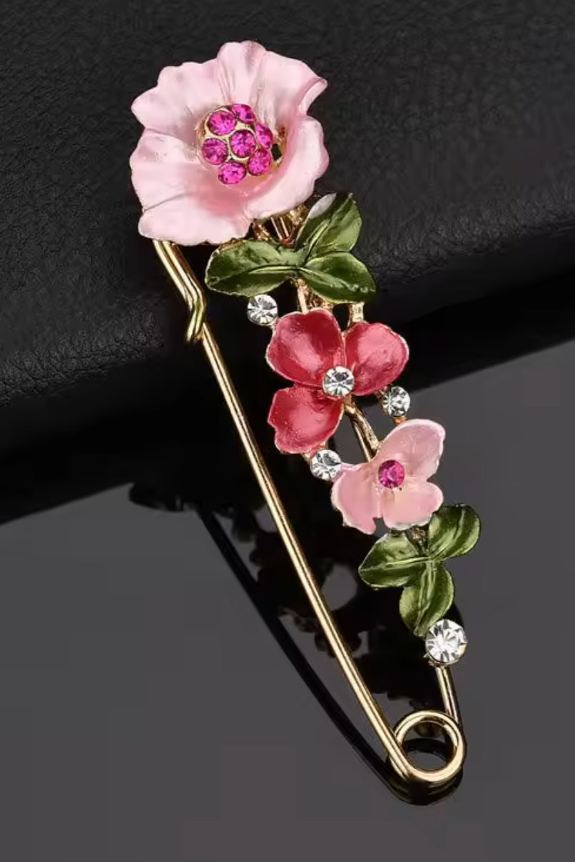 Broche jardin enchanté